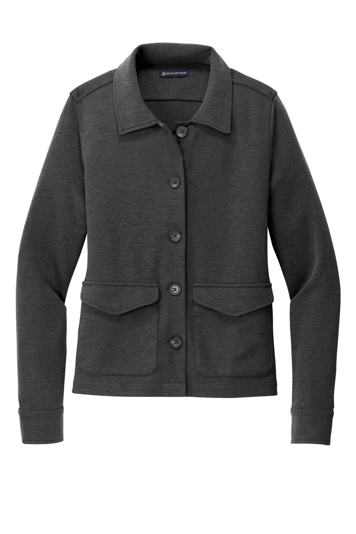 Ladies Mid-Layer Stretch Button Jacket