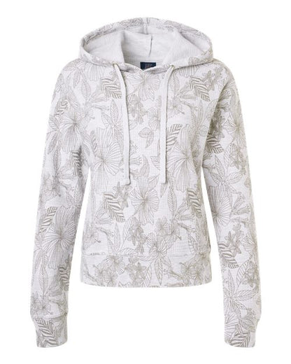 Ladies Maddie Floral Print Hooded Sweatshirt