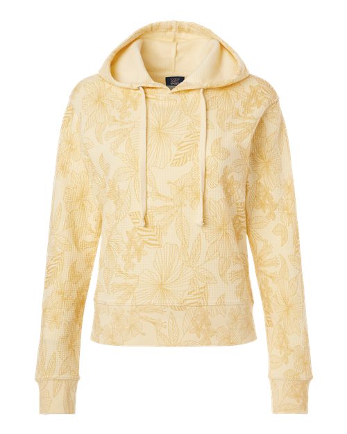 Ladies Maddie Floral Print Hooded Sweatshirt