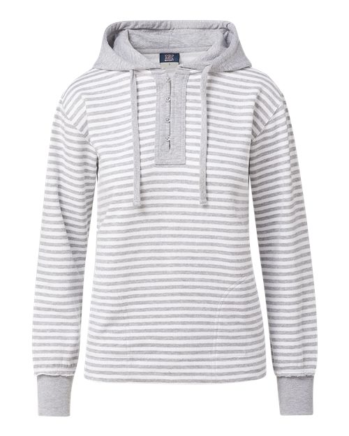 Ladies Alina Henley Hooded Sweatshirt