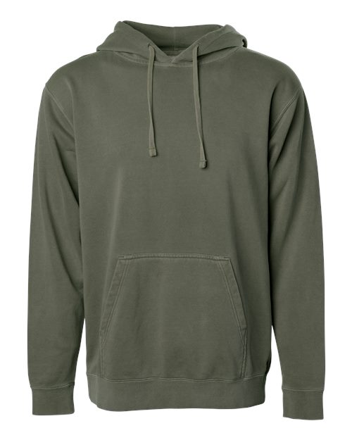 Pigment-Dyed Hooded Sweatshirt