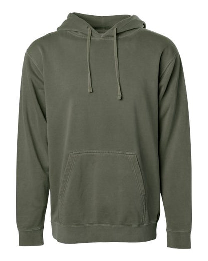 Pigment-Dyed Hooded Sweatshirt