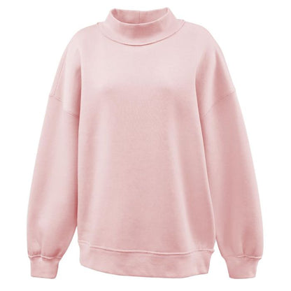 Girls/Ladies Soft Sponge Juliet Mockneck Sweatshirt