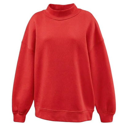 Girls/Ladies Soft Sponge Juliet Mockneck Sweatshirt