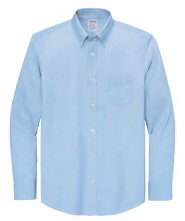 Wrinkle-Free Stretch Pinpoint Long Sleeve Shirt