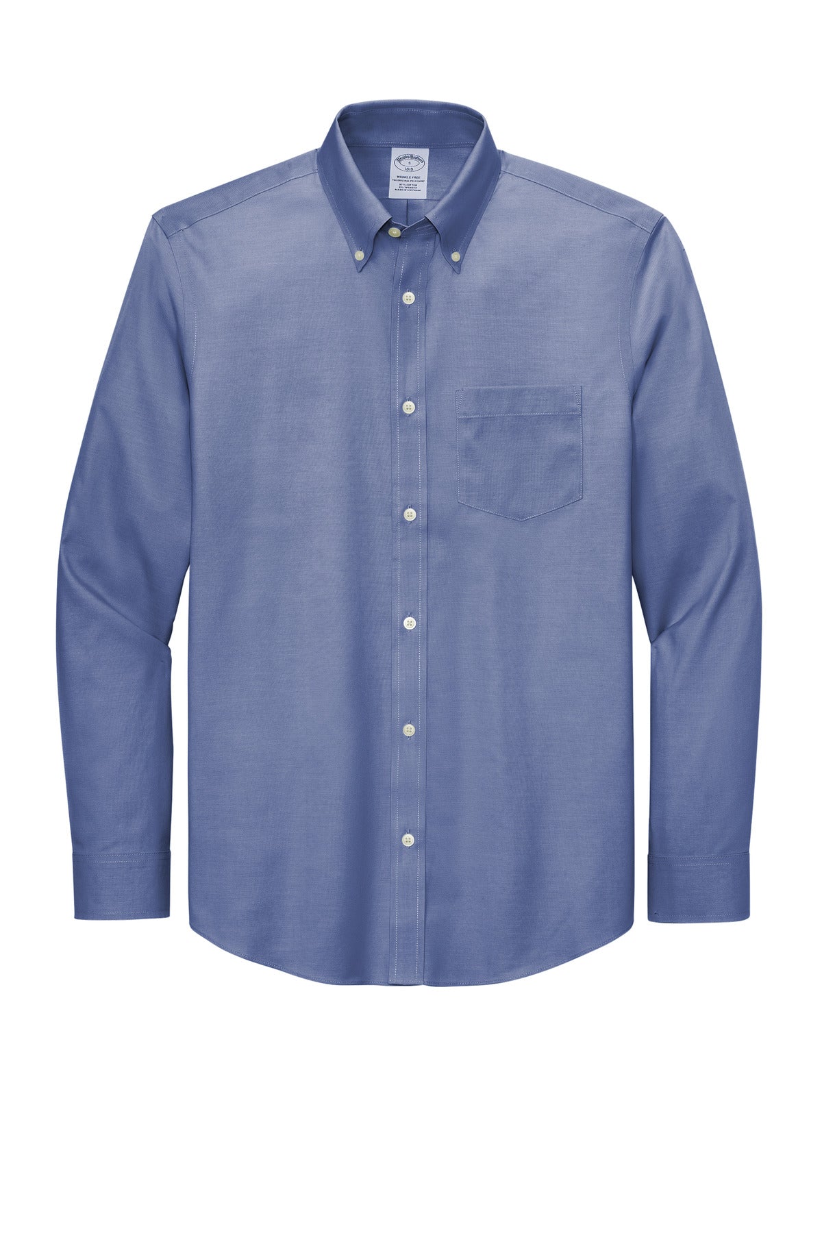Wrinkle-Free Stretch Pinpoint Long Sleeve Shirt
