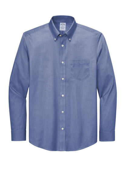 Wrinkle-Free Stretch Pinpoint Long Sleeve Shirt