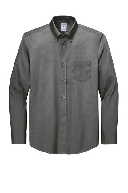 Wrinkle-Free Stretch Pinpoint Long Sleeve Shirt