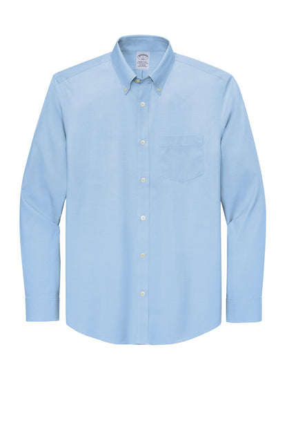 Wrinkle-Free Stretch Pinpoint Long Sleeve Shirt