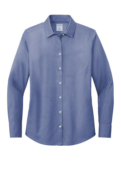 Ladies Wrinkle-Free Stretch Pinpoint Long Sleeve Shirt