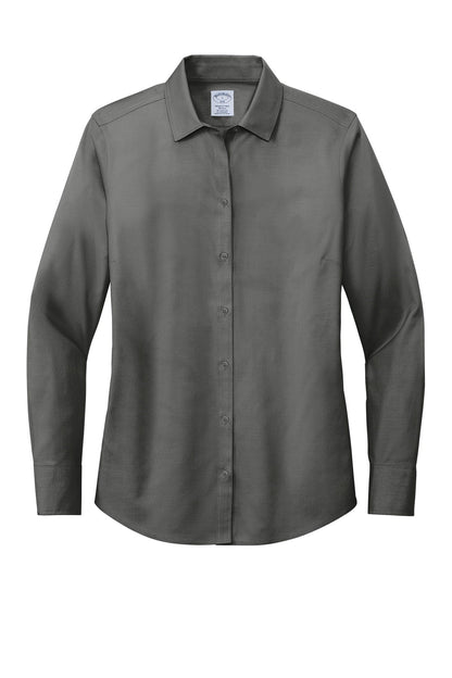 Ladies Wrinkle-Free Stretch Pinpoint Long Sleeve Shirt