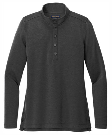 Ladies Mid-Layer Stretch 1/2-Button