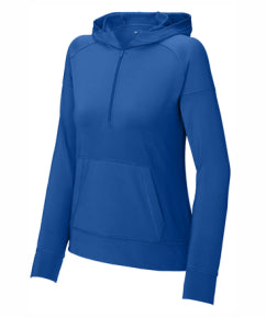 Ladies Stretch 1/2 Zip Hoodie