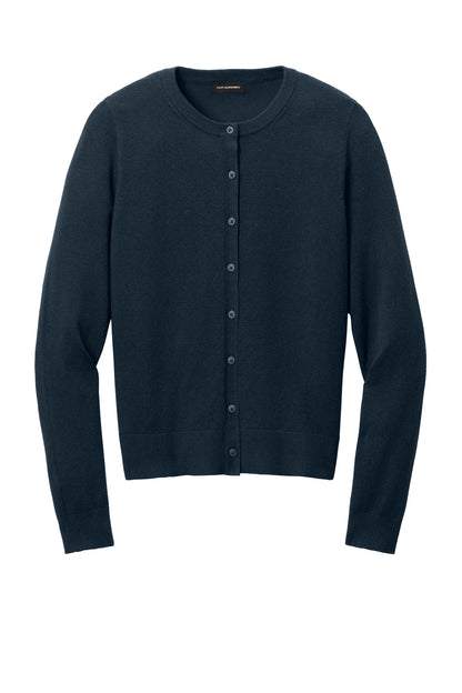 Ladies Easy Care Crewneck Cardigan Sweater