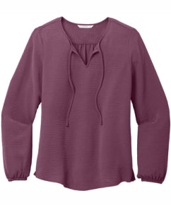 Ladies Textured Crepe Blouse