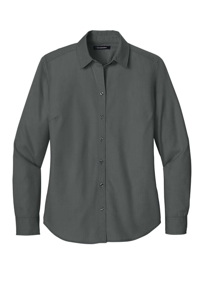 Ladies Nailhead Easy Care Long Sleeve Shirt