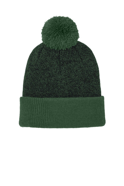 Halftime Heather Pom Beanie
