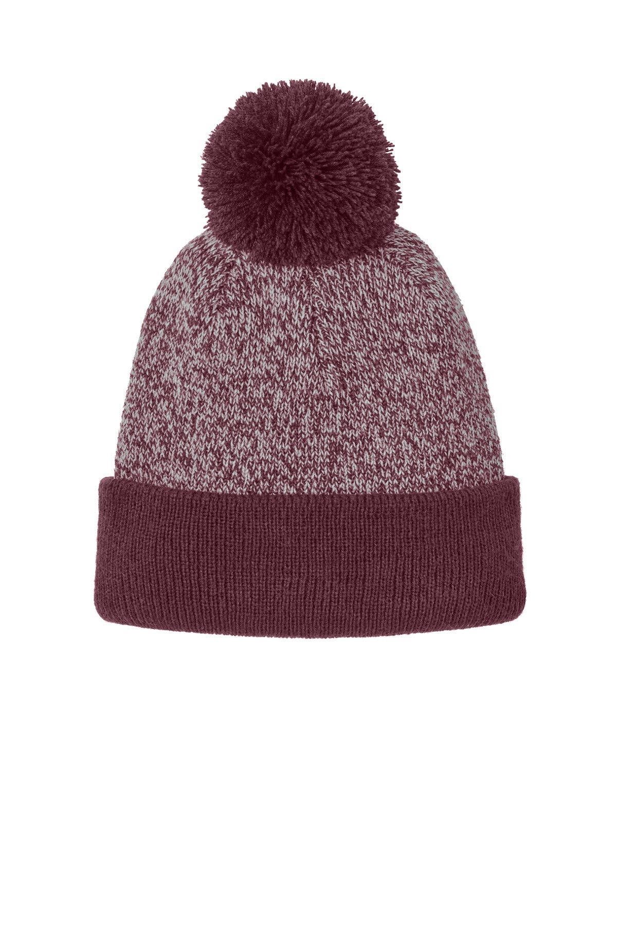 Halftime Heather Pom Beanie