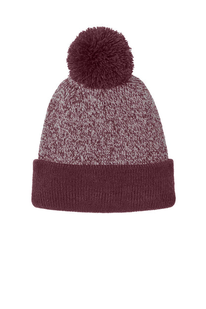 Halftime Heather Pom Beanie