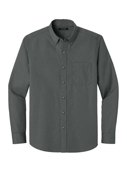 Nailhead Long Sleeve Easy Care Shirt