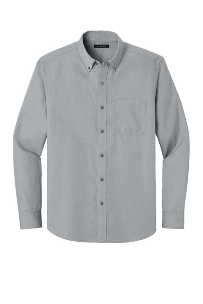 Nailhead Long Sleeve Easy Care Shirt