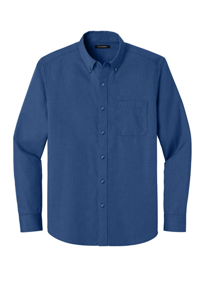 Nailhead Long Sleeve Easy Care Shirt