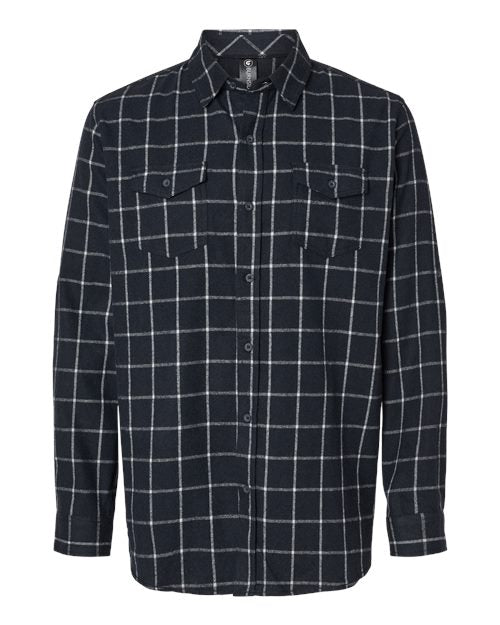 Long Sleeve Plaid Flannel Shirt