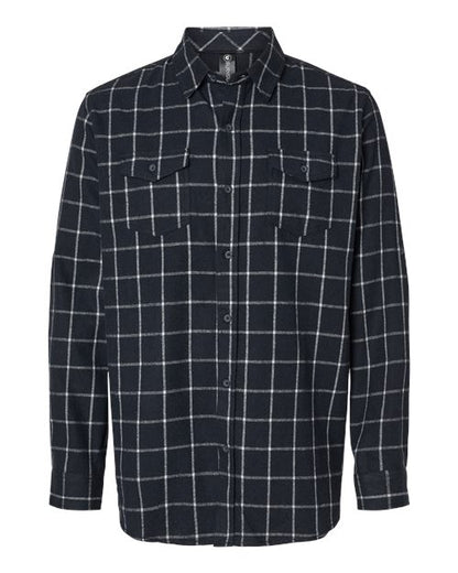 Long Sleeve Plaid Flannel Shirt