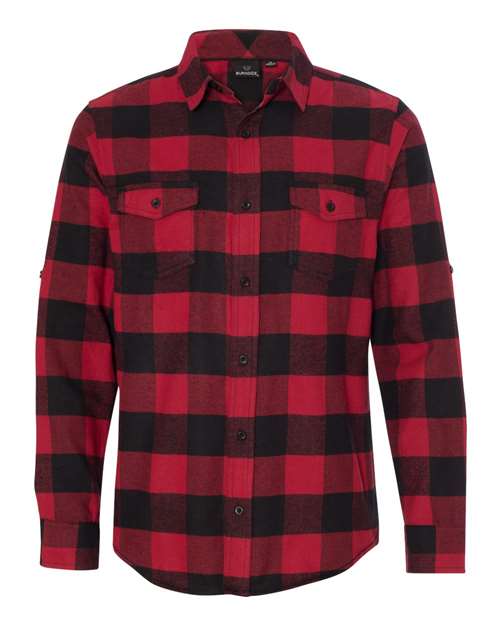 Long Sleeve Plaid Flannel Shirt