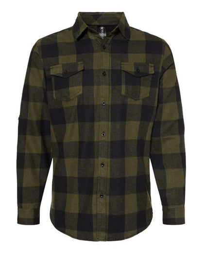Long Sleeve Plaid Flannel Shirt