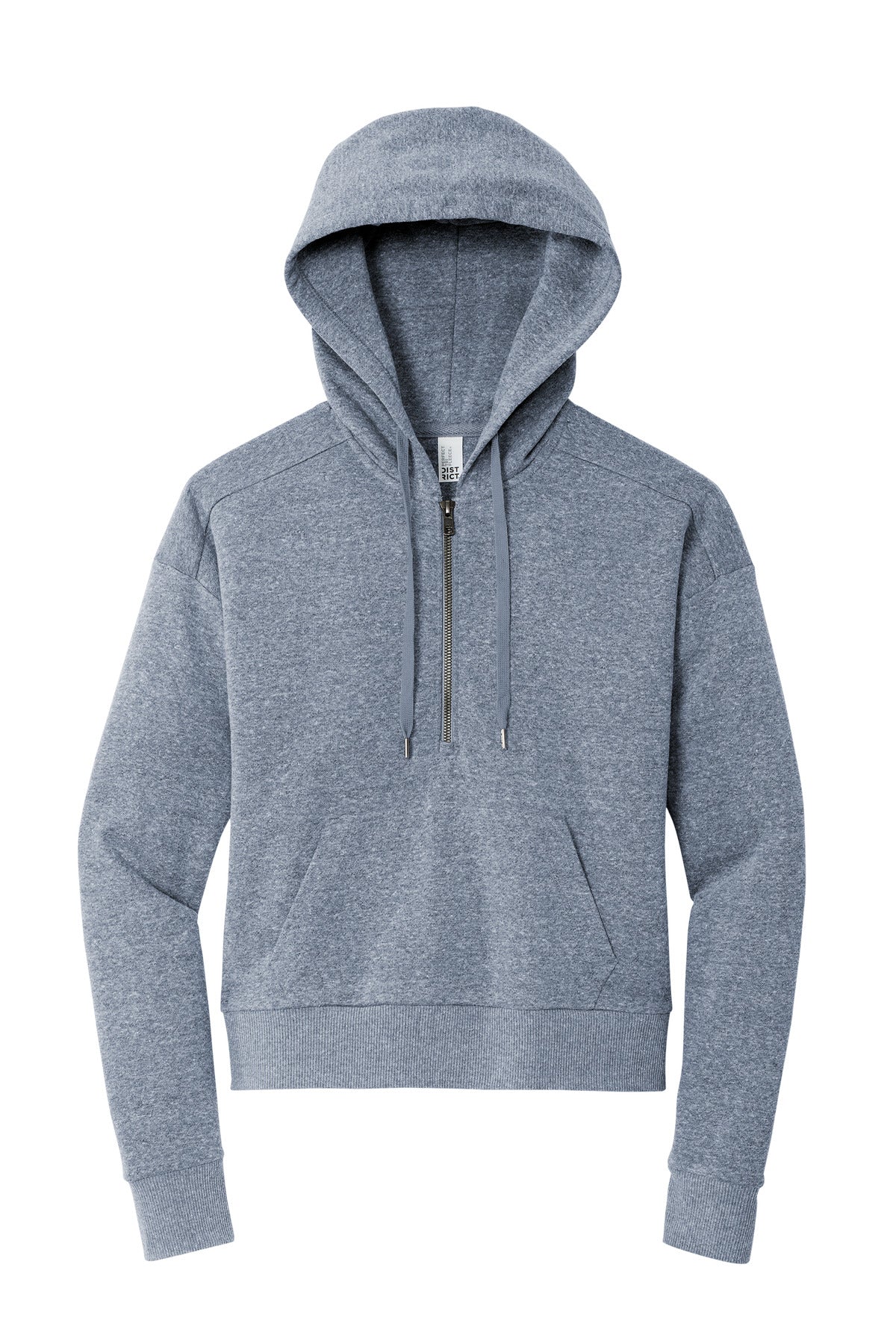Ladie Perfect Tri-Blend Fleece Lightweight 1/2 Zip Pullover