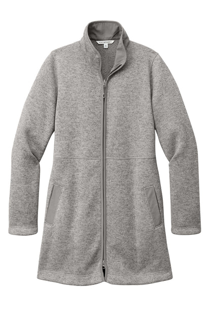 Ladies Arc Sweater Fleece Long Jacket