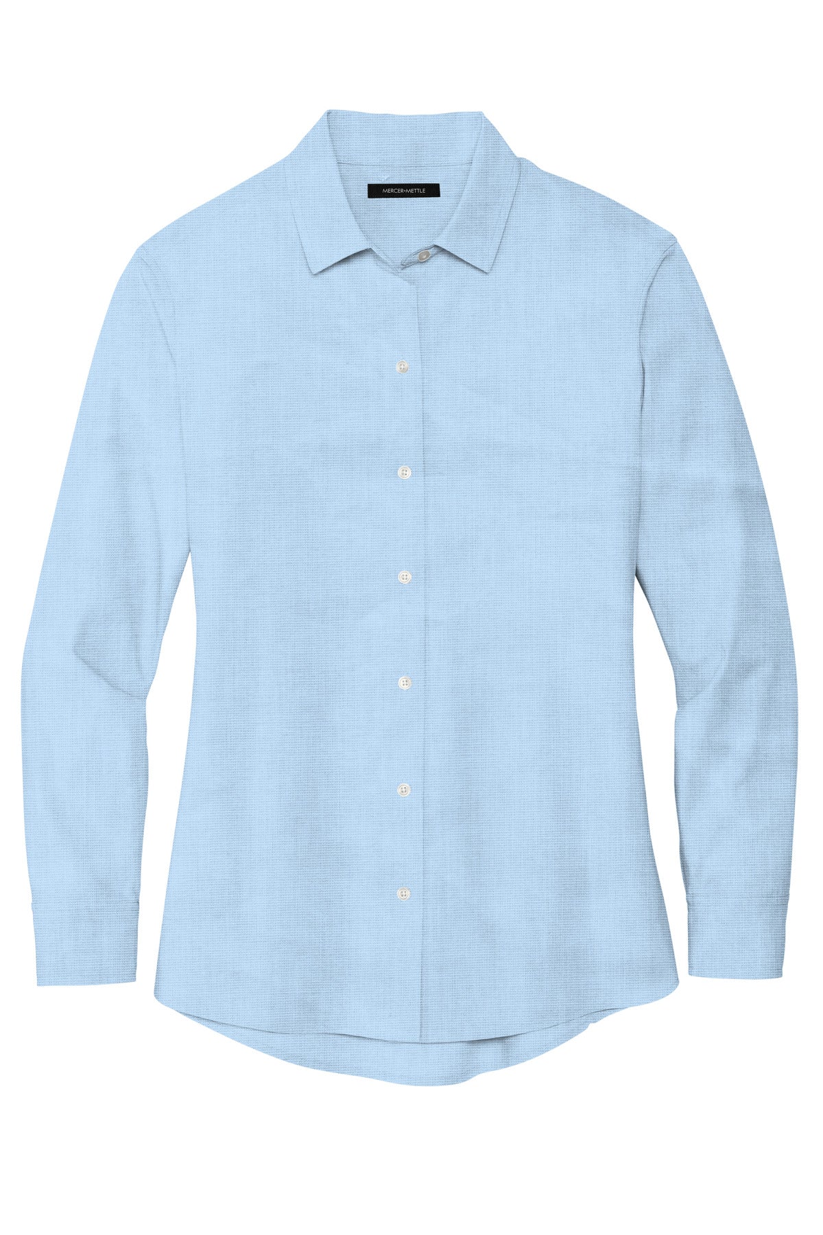 Ladies Long Sleeve Stretch Woven Shirt