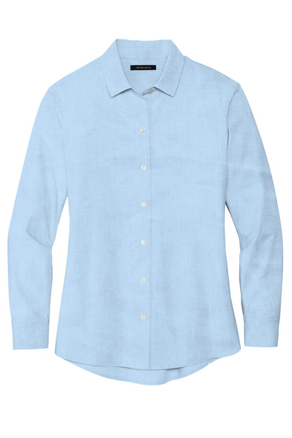 Ladies Long Sleeve Stretch Woven Shirt