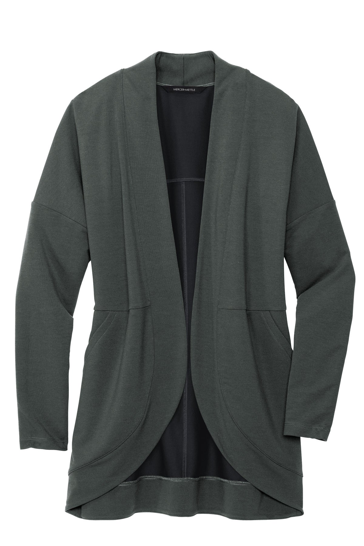Ladies Stretch Open Front Cardigan